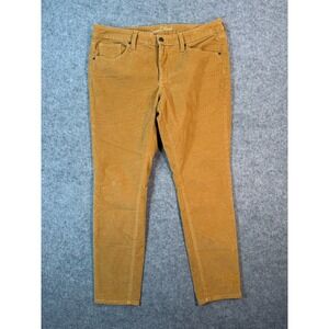 Universal Thread Mens Corduroy Pants Mustard Tan 14/32R Straight Leg Casual